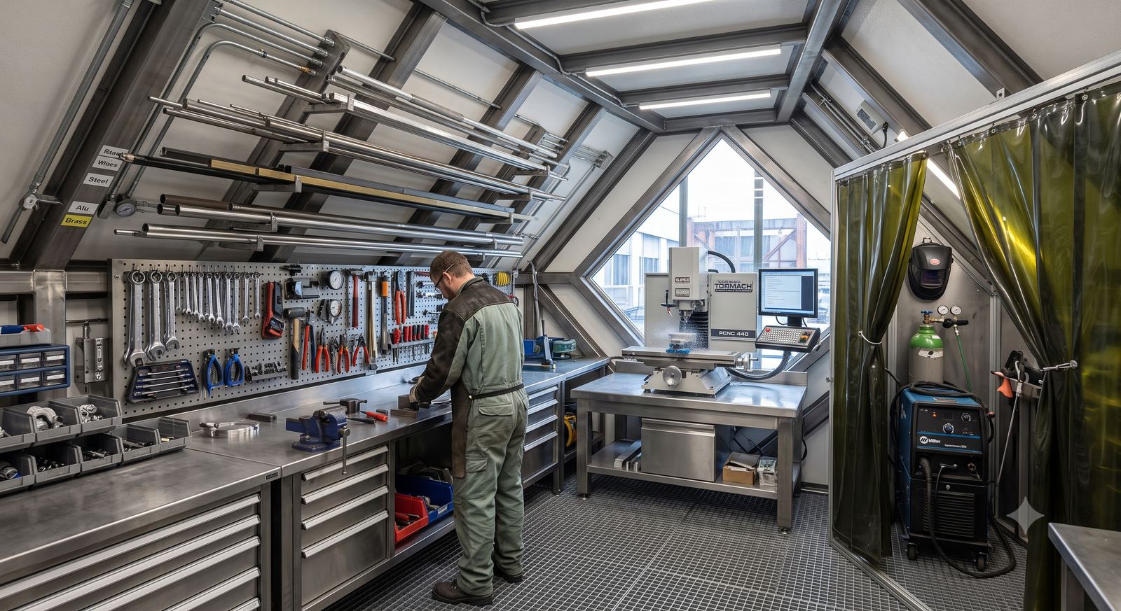 Metal Shop module interior